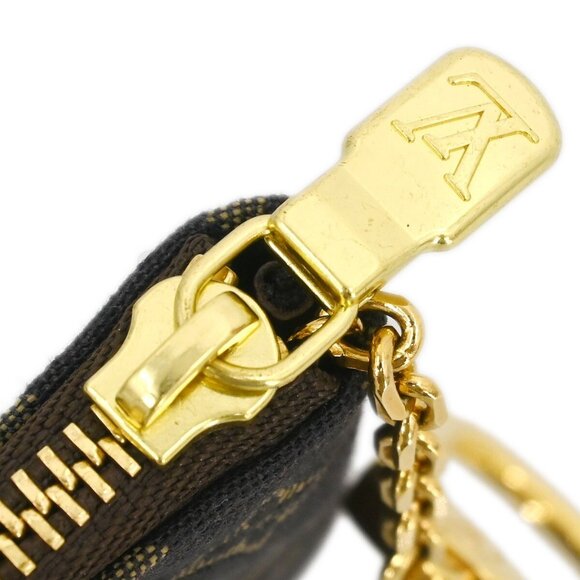 Louis Vuitton Monogram Mini Lin Pochette Cles Coin Case - Picture 8 of 12
